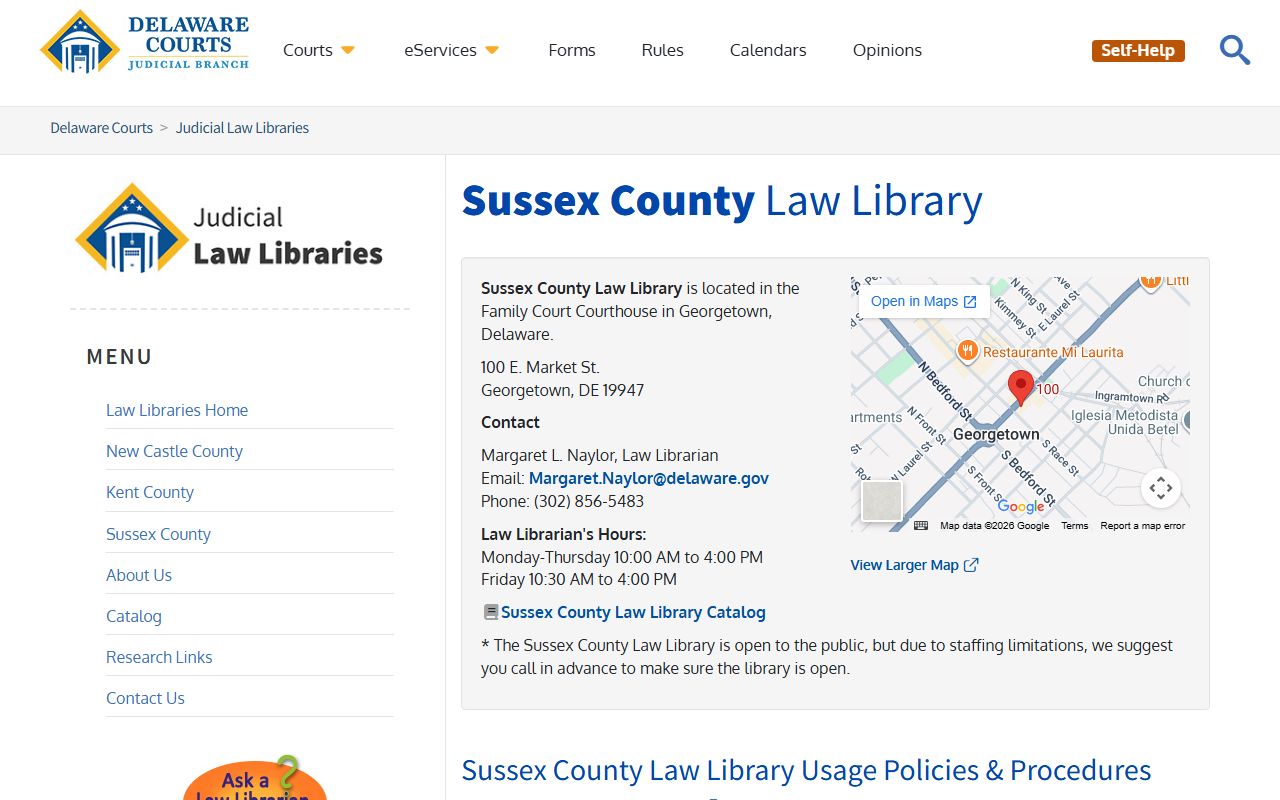 Sussex County Prothonotary - Sussex County Law Library