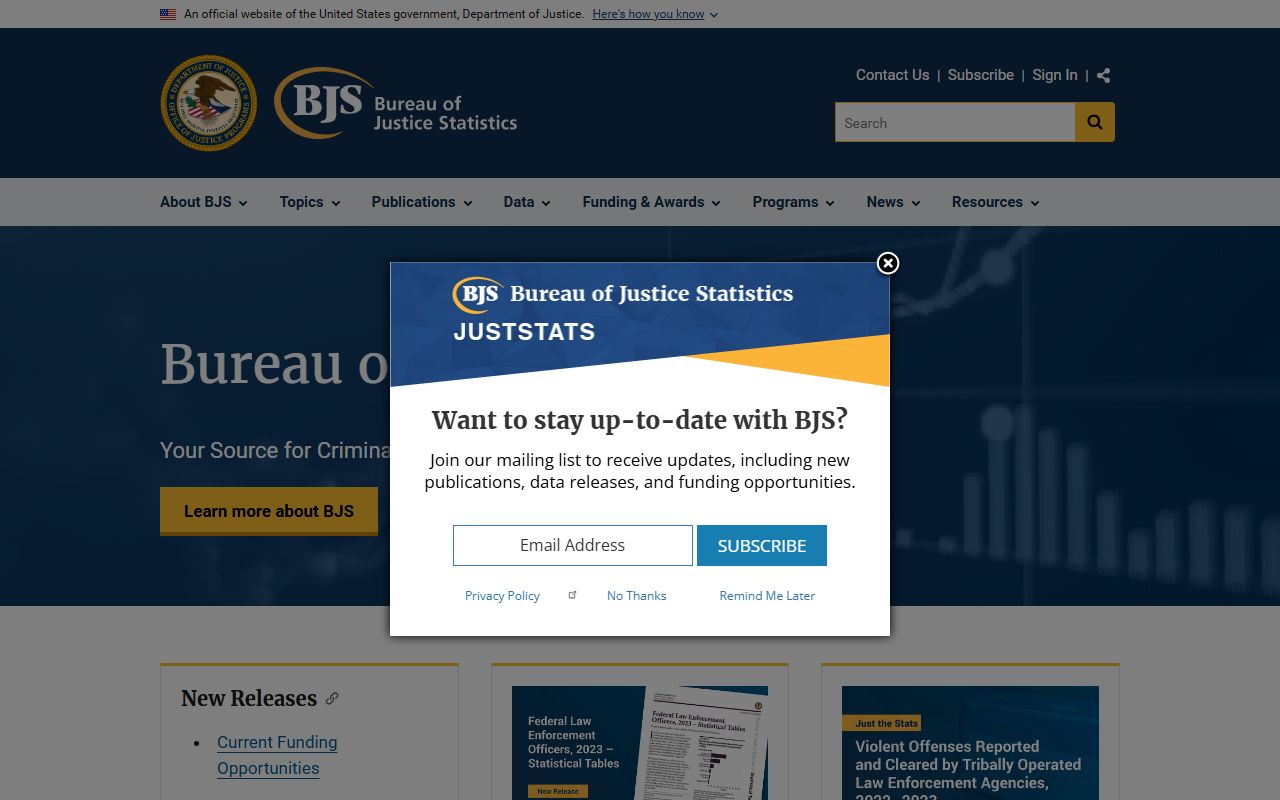 Sussex County inmate population - Bureau of Justice Statistics portal